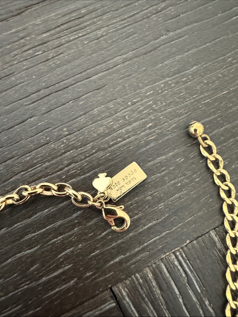 Kate Spade Floral Necklace Gold Tone White Enamel Flower Statement Jewelry - Picture 4 of 5